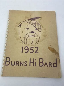 1952 The Burns High School Bard Yearbook Annual Oregon Or - Picture 1 of 16