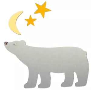 Sizzix Bigz Polar Bear #2 die #663460 Retail $19.99 Retired Design by Lisa Jones - Picture 1 of 7