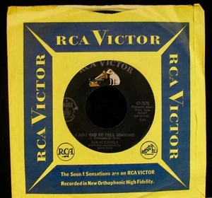 SAM FLETCHER ✦ Take Me In Your Arms ✦ A Great Teen Soul 45~RCA VICTOR #47-7676 - Imagen 1 de 2