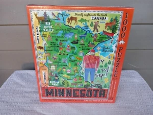 Minnesota Uffda! 24 x 30 inch 1000 Piece Jigsaw Puzzle New Sealed 2017 - Picture 1 of 9