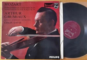 GRUMIAUX Mozart Violin Concertos LP PHILIPS HI-FI 835 112 AY Holland ASD SAX ED1 - Picture 1 of 2