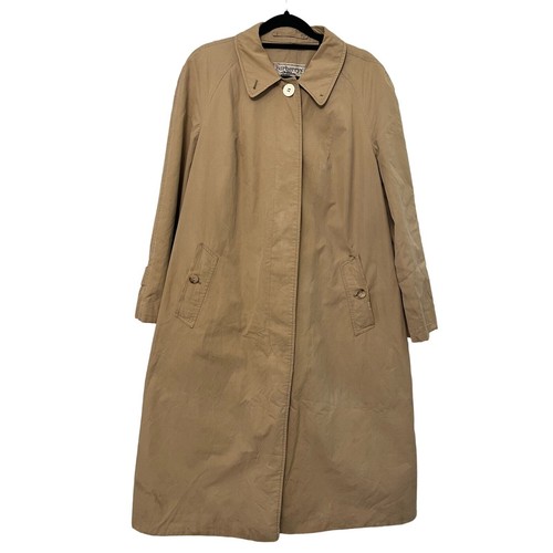 Cappotto auto Burberrys vintage trench giacca uomo taglia media 100% cotone classico