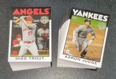 2021 TOPPS SERIES1 '86 TOPPS INSERTS - SINGLES - YOU PICK - #ed 86B-XX - BOGO - Image 1 of 3