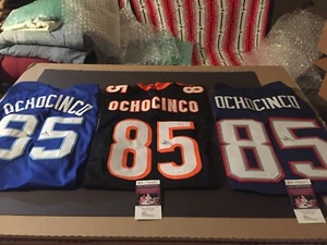 Chad Ochocinco Johnson Signed Custom Santa Monica- Bengals-Patriots Jerseys-JSA - Picture 1 of 10