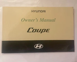 HYUNDAI COUPE OWNERS HANDBOOK MANUAL 2004 - Picture 1 of 1