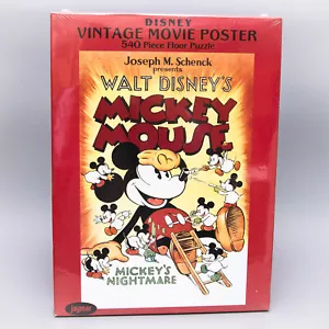 Puzzle da pavimento poster film vintage Jaymar Disney MICKEY'S INCUBO 540 pz. | NUOVO - Foto 1 di 12