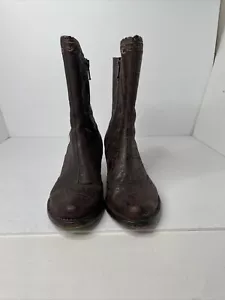 Neosens Rococo 795 Brown Leather Ankle Boots Size 37 Us 5.5 Good Condition - Picture 1 of 6