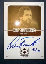 Dan Fouts 1999 Upper Deck Century Legends Epic Signatures Gold Auto #/100