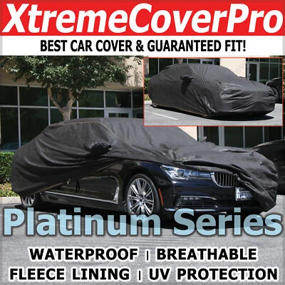 BMW 740I 750I M760I 2023 CUBIERTA DE COCHE IMPERMEABLE CON BOLSILLO ESPEJO - NEGRO Foto 1 de 4