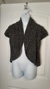 Express Kurzarm Bolero Pullover Grau&Schwarz M - Bild 1 von 5