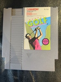 Bandai Golf: Challenge Pebble Beach NES Nintendo Entertainment System, Game Cart