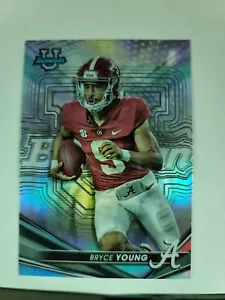 2022 Bowman's Best University #100 Bryce Young Refractor Alabama - Picture 1 of 1