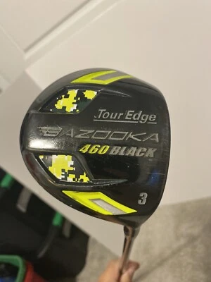 Tour Edge Bazooka 460 Black Driver 9.5 Ultra Light Stiff Flex Right Handed 45.5” - Imagem 1 de 3