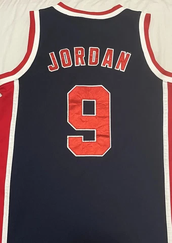 NIKE 1984 MICHAEL JORDAN OLYMPICS USA BASKETBALL DREAM TEAM JERSEY SIZE S Cover