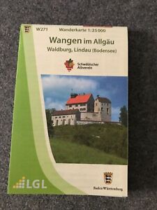 W271 Wanderkarte Wangen im Allgäu, Waldburg, Lindau (Bodensee) 1:25 000
