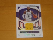 2022-23 National Treasures Game Gear Holo Gold Used Patch LeBron James 20/25