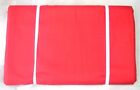 Handmade 15 Yards RED Dressmaking 100% Cotton Fabric Solid Voile Crafting Fabric