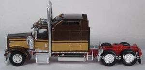 HO 1:87 TSH # 629 Kenworth 900L Tandem Axle Tractor - Brown/Gold - Picture 1 of 2