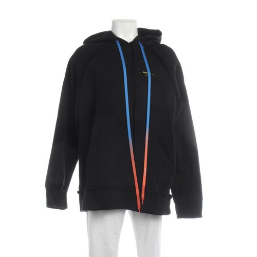 Felpa con cappuccio Off White nera L