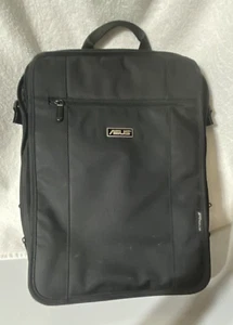 * Targus Black ASUS Computer Bag backpack very good condition 12" x 15" - Afbeelding 1 van 8