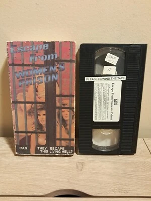 Escape From Women’s Prison VHS (1989 GWN Video) Lily Karat Exploitation RARE  - Image 1 of 3