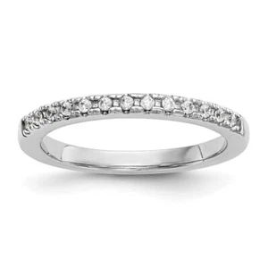 0.23Ct Lab Grown Diamond Wedding Band Ring Size 7 14K White Gold ( VS/SI,GH ) - Picture 1 of 8