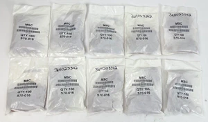 O-RING *LOT OF 1000* - S70-016 - SILICONE 70 DUROMETER O-RING -016 - Picture 1 of 6