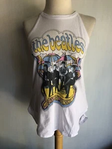 THE BEATLES (2016) Official "Good Day Sunshine" Racerback Tank Top Shirt Medium - Picture 1 of 6