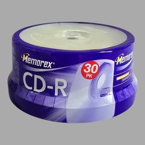 NEW Sealed 30-pack Memorex 52X / 700MB / 80 Min - CD-R Recordable Discs - Picture 1 of 7