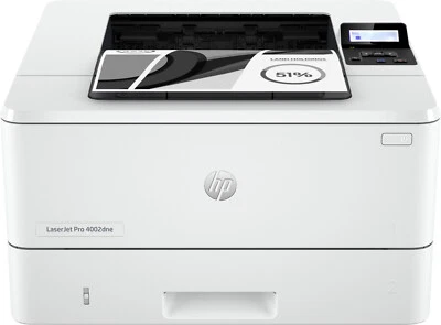 HP LaserJet Pro 4002dne Laser printer Black & White, 40 ppm Duplex 2Z605E#B19 - Image 1 of 4