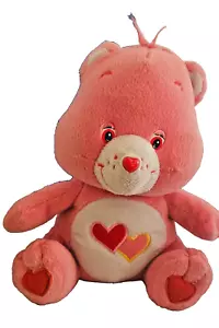 Peluche Care Bears Love A Lot Pink Hearts - No se vende al por menor 2003 - Imagen 1 de 8