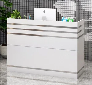 Impressions Reception Office Desk Counter with Shelves - AU STOCK - Picture 1 of 14