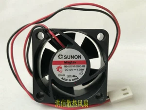 1 PCS SUNON Fan MB40201VX-000C-A99 DC12V 1.38W 4020 4CM 2 Pin - Picture 1 of 4