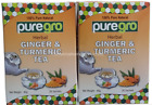 Puregro Herbal Ginger & Tumeric Tea 40G (Pack Of 2)