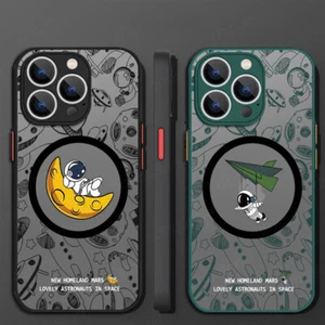 Für iPhone 16 15 14 Pro Max 13 12 mit Eisenring Stoßfest Magsafe Case Hülle - Bild 1 von 17