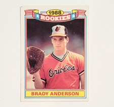 1989 TOPPS BRADY ANDERSON MLB ORIOLES BASEBALL CARD 