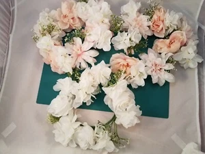 (Lot of 3) NWT Wedding Centerpiece 12" Mini Wreaths, Flower Candle Rings $38.97 - Picture 1 of 8