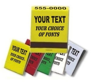 2000 Custom Printed Matchbooks - choice of colors - Picture 1 of 1