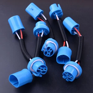 5pcs Headlight Connector Socket Fog Driving Light Fit for 9007 9004 HB5 Wiring V - Picture 1 of 4