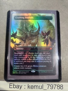 MTG Crashing Footfalls (Borderless) SPG 025 MKM Special Guests Foil - Picture 1 of 2