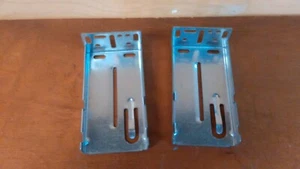 HETTICH DRAWER SLIDE METAL REAR MOUNTING BRACKET 1 PAIR CABINET PARTS - Picture 1 of 3