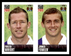 Panini Scottish SPL 2011  314. James Fowler / 316. Frazer Wright (Kilmarnock)