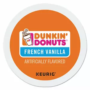 Dunkin' Donuts French Vanilla Coffee Keurig 22 K-Cups Pods Medium Roast (400847) - Picture 1 of 12