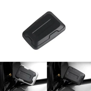 Pair Black Brake Pedal Pad Foot Pegs For Harley Touring Street Glide FLHX 09-up - Picture 1 of 9