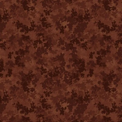 Acolchado en blanco - Verona - Textura de hoja abstracta - Cacao, tela por comprar Foto 1 de 3