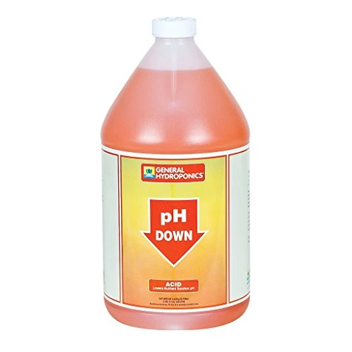 General Hydroponics 722125 pH Down Liquid Fertilizer - 1 Gallon
