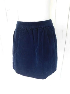 J.Crew dunkelblau Cord A-Linien Rock - Größe 4 - Bild 1 von 3