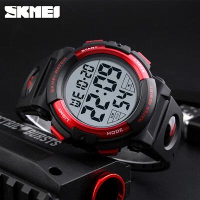 SKMEI Men's Digital Chrono Luxury Outdoor Watch Sport Military Alarm 1258 - image 1 of 4