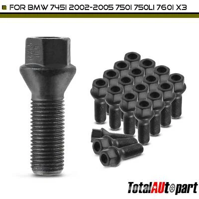 20 piezas Perno de tuerca de rueda M14-1.5 para BMW E65 E66 E67 E83 X3 04-10 745i 745Li 750i Foto 1 de 4