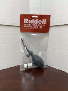 Riddell Football Helmet Pump Kit Use For All Inflatable Helmet Components NEW - Picture 1 of 2